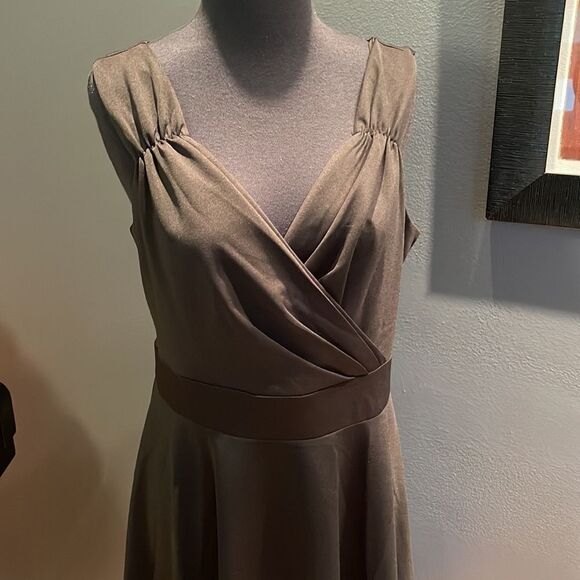Grace Karin Dresses & Skirts - Grace Karin black sleeveless fit and flare midi. Gathered shoulders. Wrap bodice